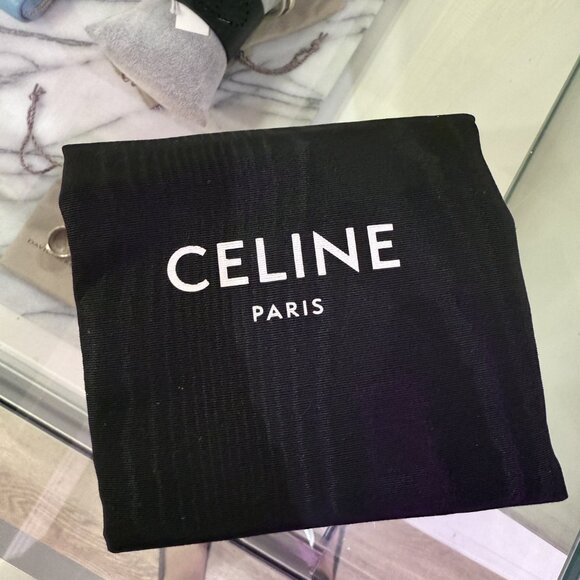 CELINE pre-loved teen triomphe bag in black - Picture 11 of 12